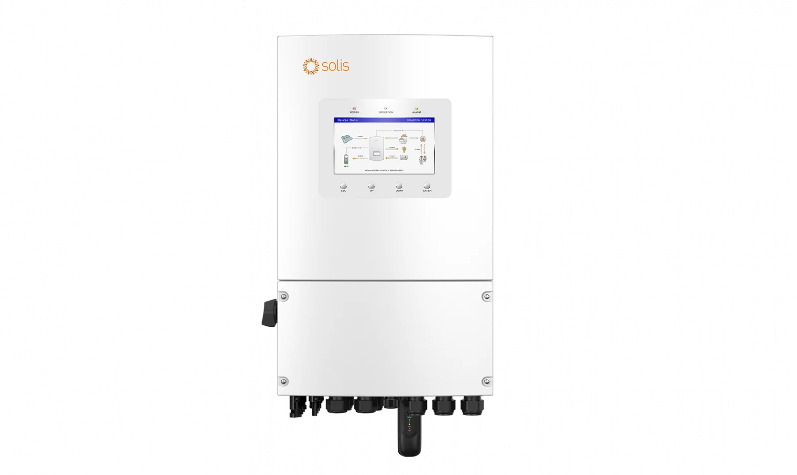 Invertor hibrid monofazat Solis 5 kW LV – S6-EH1P5K-L-PLUS